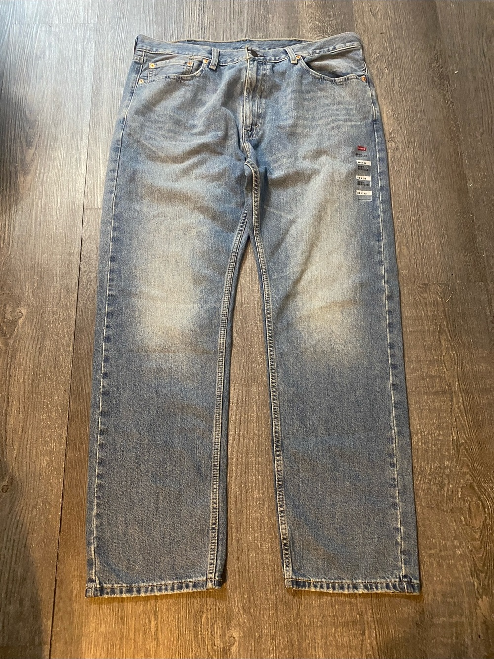 Levi’s men’s 505 med. blue jeans.